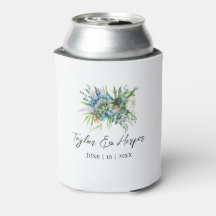 Ramo Floral de Suculentas Acuarela Boda Boho