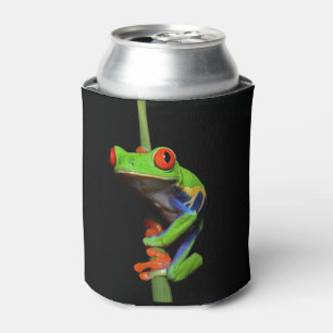 Enfriador De Latas Rana Arbolera Pintada de Ojos Rojos