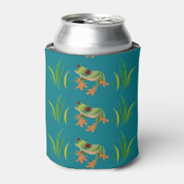 Enfriador De Latas Ranas de árbol en Refrigerador de bebidas