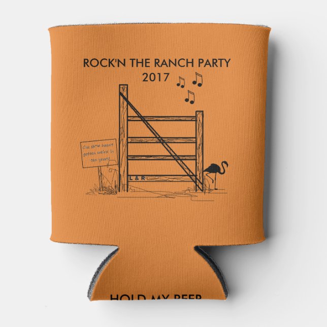 ENFRIADOR DE LATAS RANCH FIESTA COOZIE (Anverso)
