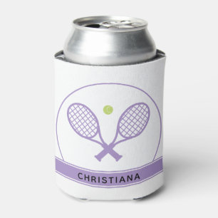 Enfriador De Latas Raqueta de tenis elegante y personalizada