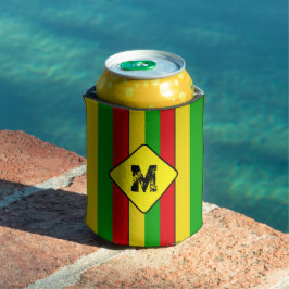 Enfriador De Latas Rasta Colores Cerveza monográfica a rayas