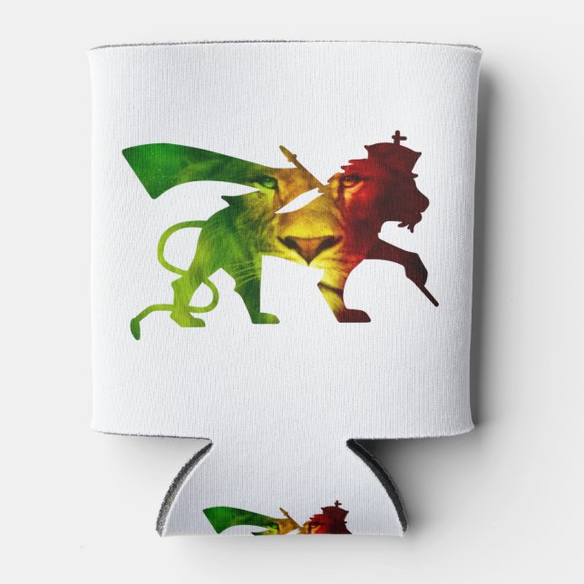 Enfriador De Latas Rasta León de Judá (Anverso)