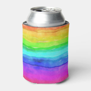 Enfriador De Latas Rayas arcoiris acuáticas
