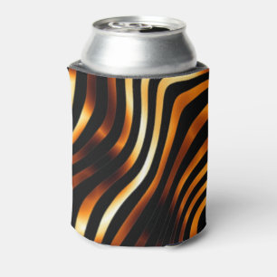 Enfriador De Latas Rayas ardientes del tigre
