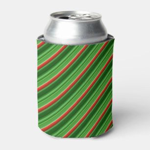 Enfriador De Latas Rayas rojas y verdes