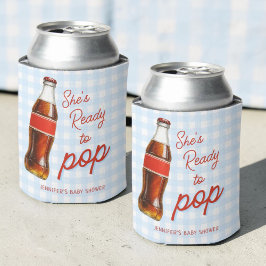 Enfriador De Latas Ready To Pop Soda Pop Boy Baby Shower