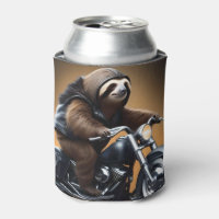 Rebel Sloth: Motocicleta con cuero