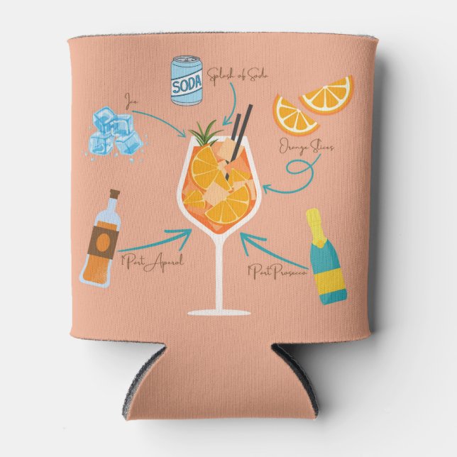 Enfriador De Latas Receta de Aperol (Anverso)