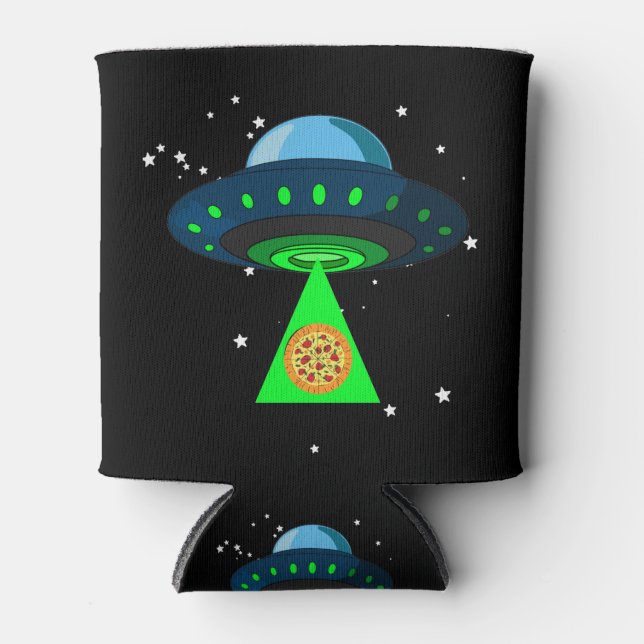 Enfriador De Latas Recogida de pizza de OVNI (Anverso)