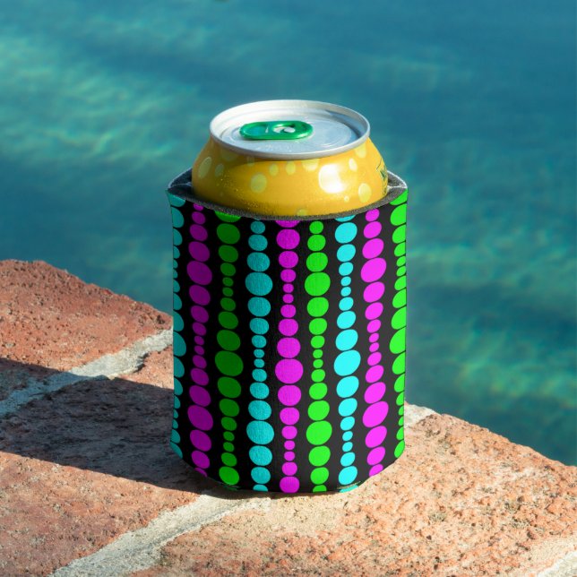 Enfriador De Latas Rectángulos Neon Modern (Piscina in situ)