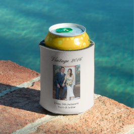 Enfriador De Latas Recuerdo de la fiesta de aniversario de bodas núme