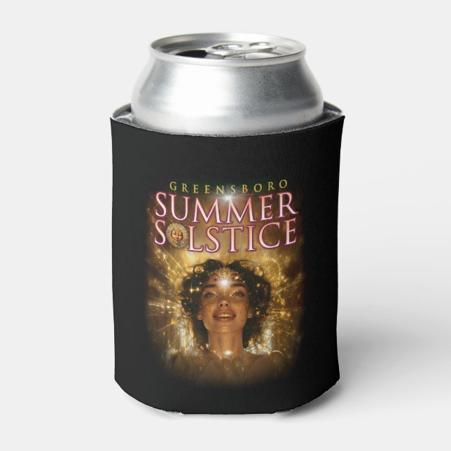 Enfriador De Latas Recuerdo del Festival de Solsticio de Verano de Gr (Lata Anverso)