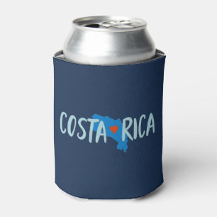 Enfriador De Latas Recuerdos de mapas de Costa Rica