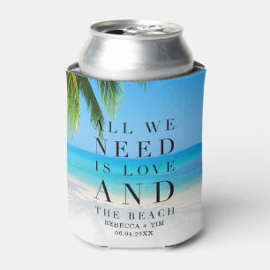 Enfriador De Latas Recuerdos para boda de playa 'Todo lo que necesita