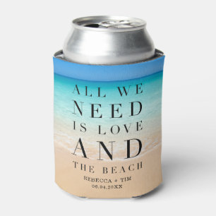 Enfriador De Latas Recuerdos para Bodas en la Playa 'Todo lo que Nece