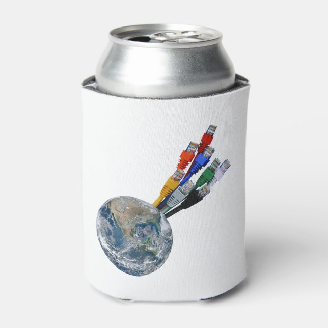 Enfriador De Latas Red Ethernet conectada a la Tierra (Lata Anverso)