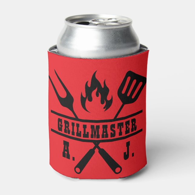 Enfriador De Latas Red Grillmaster Utensil (Lata Anverso)