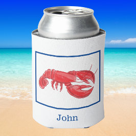 Enfriador De Latas Red Lobster Fiesta Personalizada / Costa Playa