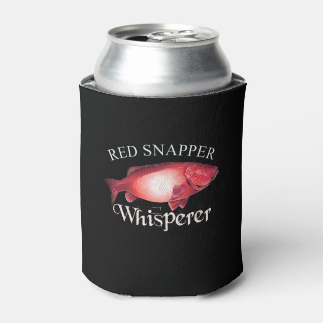 Enfriador De Latas Red Snapper Whisperer Dark (Lata Anverso)