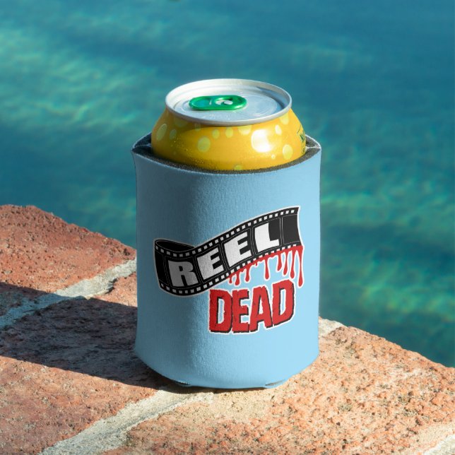 Enfriador De Latas Reel Dead Black Foam Koozie (Piscina in situ)