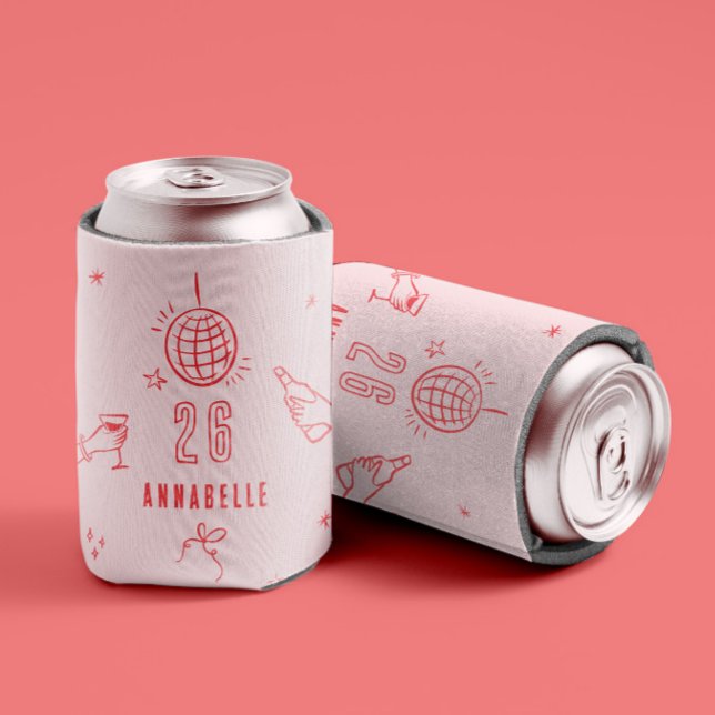 Enfriador De Latas refrescantes bebidas de cumpleaños dibujadas a man (Subido por el creador)