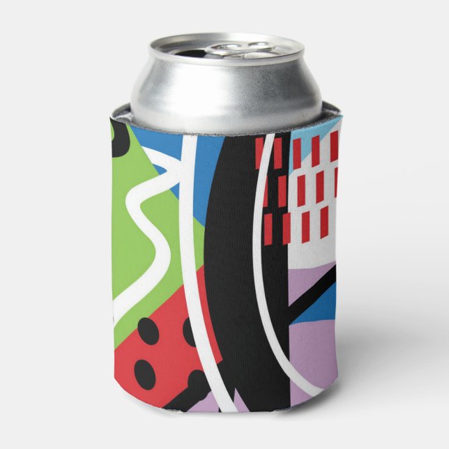 Enfriador De Latas Refrigerador de bebidas abstracto (Lata Anverso)