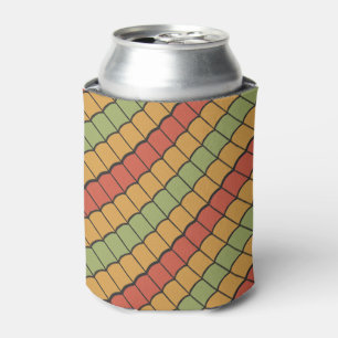 Enfriador De Latas Refrigerador de bebidas amarillo rojo de plumas tr