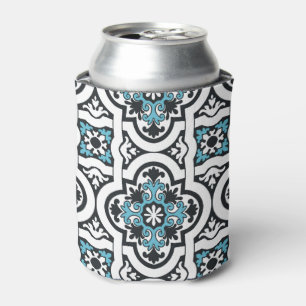 Enfriador De Latas Refrigerador de bebidas azul de azulejos de Portug
