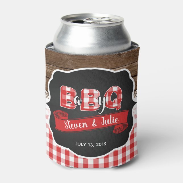 Enfriador De Latas Refrigerador de bebidas Baby Q - Rojo (Lata Anverso)