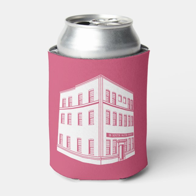 Enfriador De Latas Refrigerador de bebidas Boda de Wilmington (Lata Anverso)