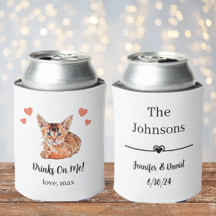 Enfriador De Latas Refrigerador de bebidas Boda Mascota personalizado