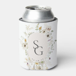 Enfriador De Latas Refrigerador de bebidas Boda personal botánico