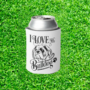 Enfriador De Latas Refrigerador de bebidas Bulldog Golfer