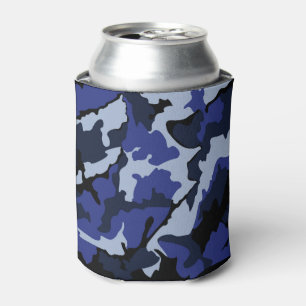 Enfriador De Latas Refrigerador de bebidas Camo Azul