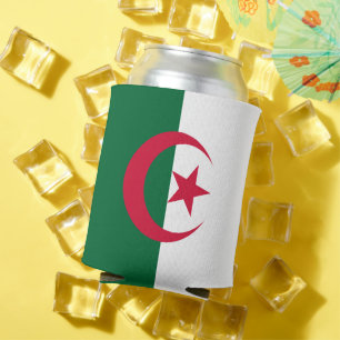 Enfriador De Latas Refrigerador de bebidas con bandera de Argelia