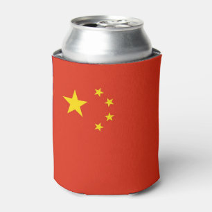 Enfriador De Latas Refrigerador de bebidas con bandera de China