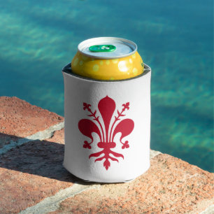 Enfriador De Latas Refrigerador de bebidas con bandera de Florencia, 