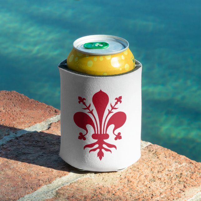 Enfriador De Latas Refrigerador de bebidas con bandera de Florencia,  (Piscina in situ)