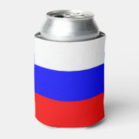 Refrigerador de bebidas con bandera de Rusia