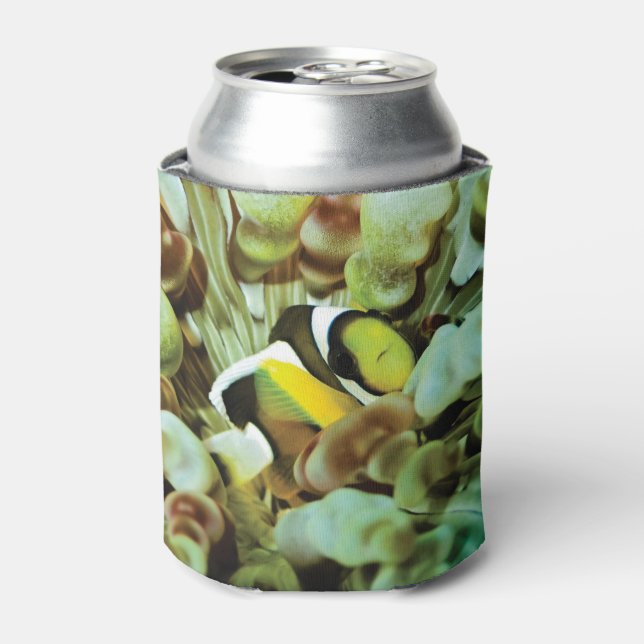 Enfriador De Latas Refrigerador de bebidas con diseño de pez payaso (Lata Anverso)