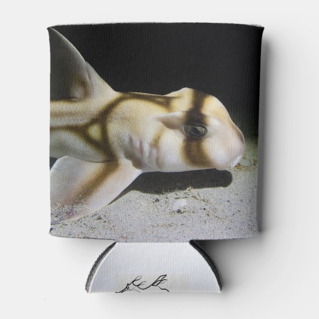 Enfriador De Latas Refrigerador de bebidas con diseño de tiburón (Anverso)