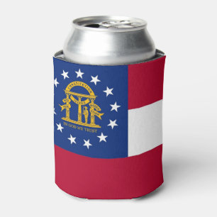 Enfriador De Latas Refrigerador de bebidas con pabellón del Estado de