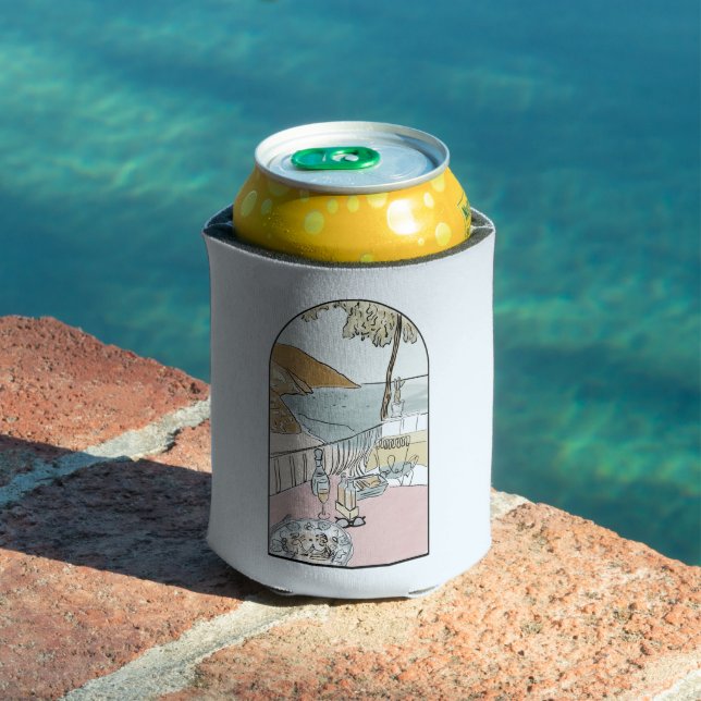 Enfriador De Latas Refrigerador de bebidas costero de Amalfi. (Piscina in situ)