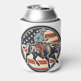 Enfriador De Latas Refrigerador de bebidas Cowboy de Bull Rider