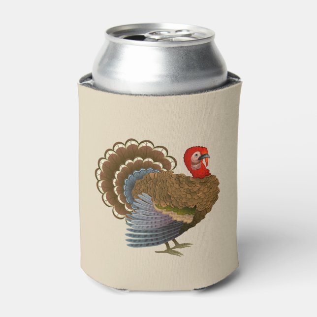 Enfriador De Latas Refrigerador de bebidas de Acción de Gracias de Tu (Lata Anverso)