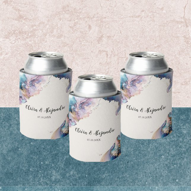 Enfriador De Latas Refrigerador de bebidas de acuarela cósmica (Subido por el creador)