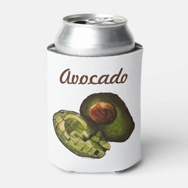 Enfriador De Latas Refrigerador de bebidas de aguacate (Lata Anverso)