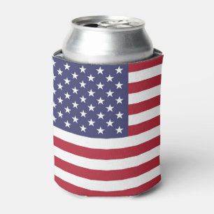 Enfriador De Latas Refrigerador de bebidas de Bandera de Estados Unid