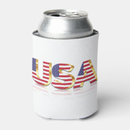 Enfriador De Latas Refrigerador de bebidas de bandera de Estados Unid